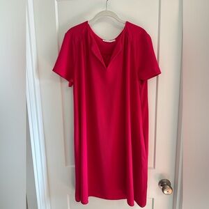 LUSH Pink Short Sleeve Dress